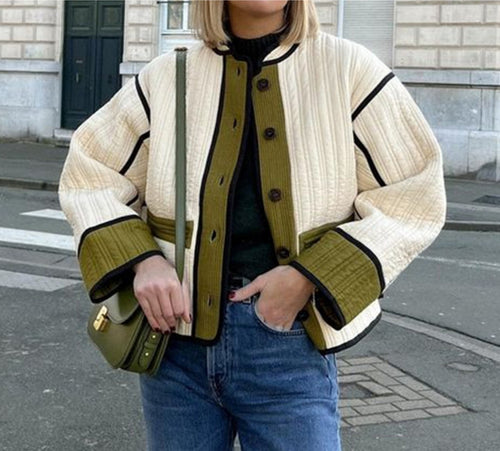 Ladies trendy quilted jacket Lune London