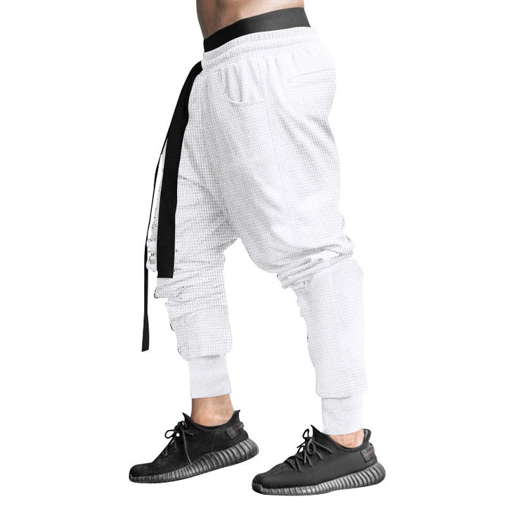 Fashionable men's sweatpants with innovative drawstring and side pockets Lune London