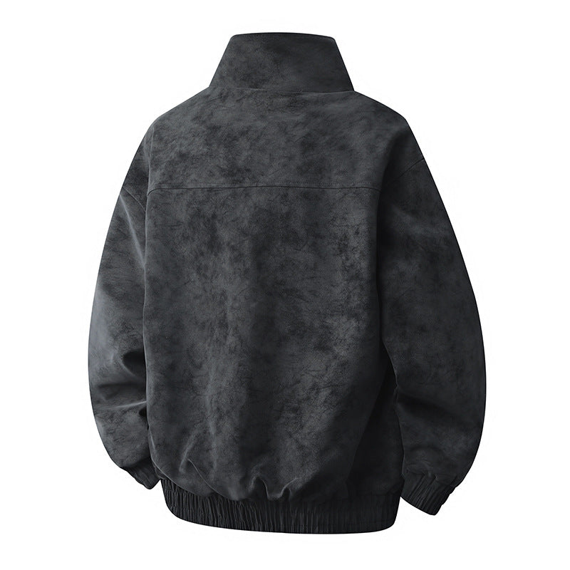 Men's transitional jacket with high collar and revitalizing lining Lune London