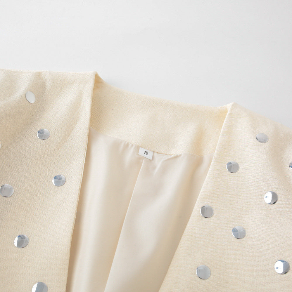 Women's elegant blazer with sparkling sequins and a modern fit Lune London