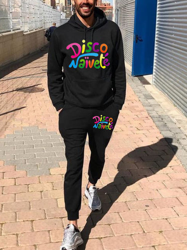 Women's hoodie and jogger set with bright inscription Lune London