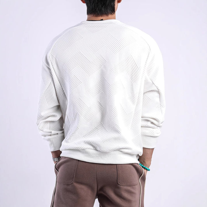 Women's sweater with an innovative structure design and a breathable cotton blend Lune London