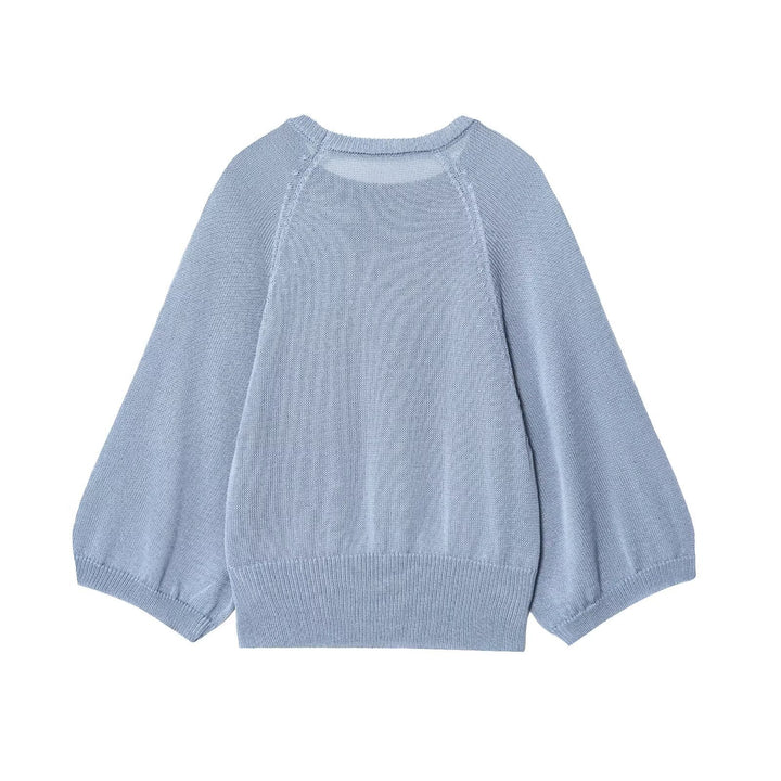 Casual sweater for women with straight sleeves and a round neck Lune London