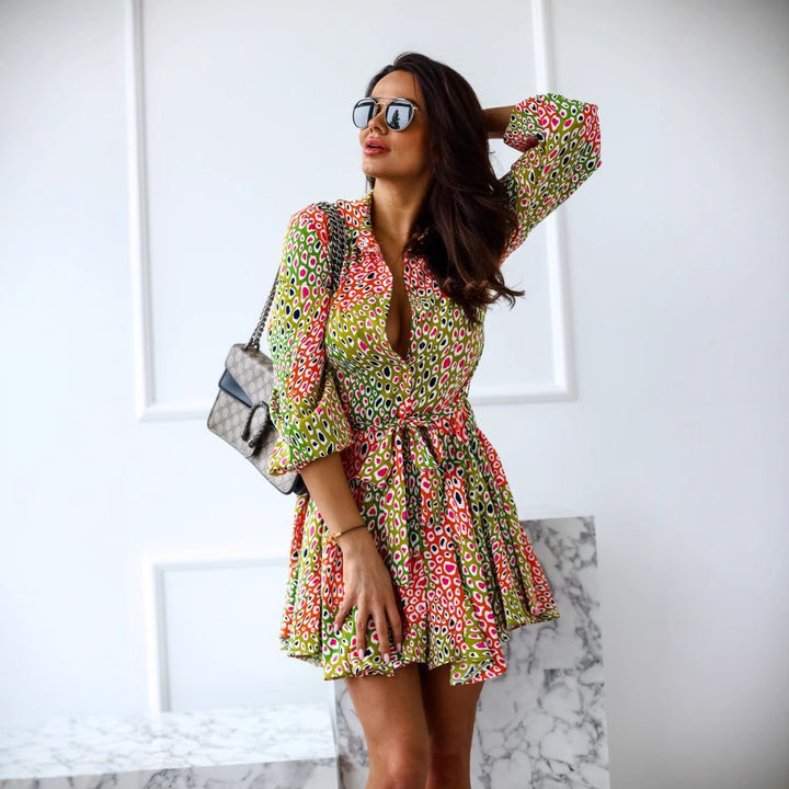A-line shirt dresses for women with belt detail Lune London