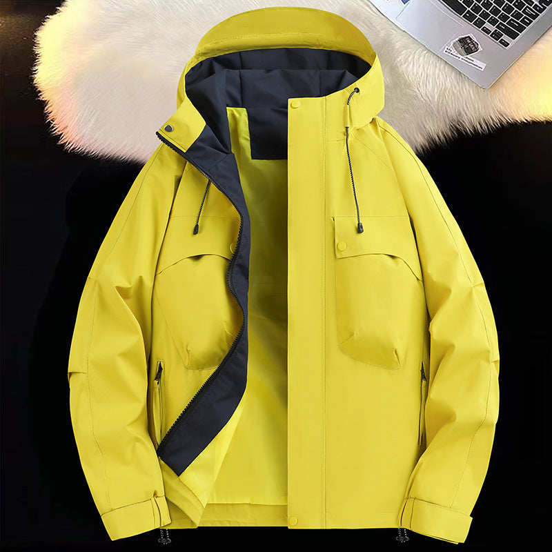 Functional jacket for men breathable and water-repellent with spacious pockets Lune London