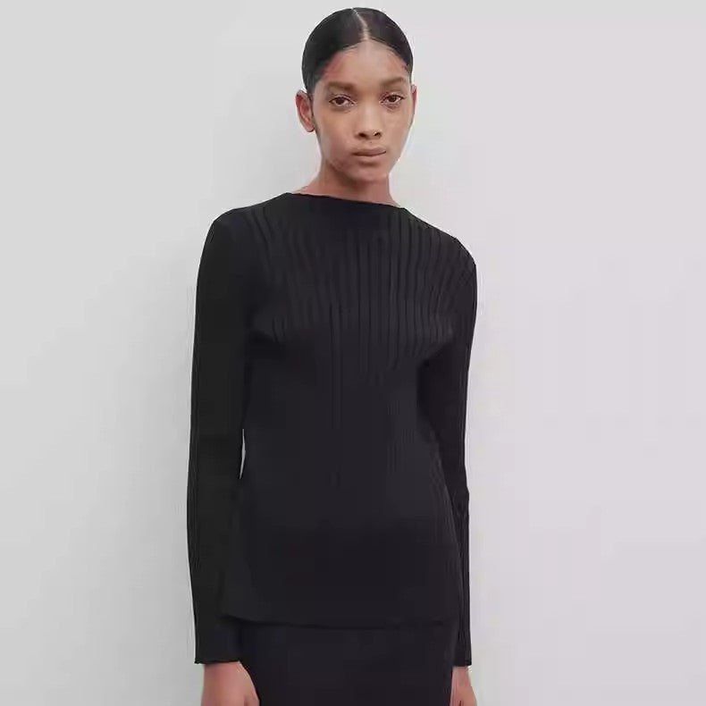 Pull fin en maille pour femmes Chic & Stil