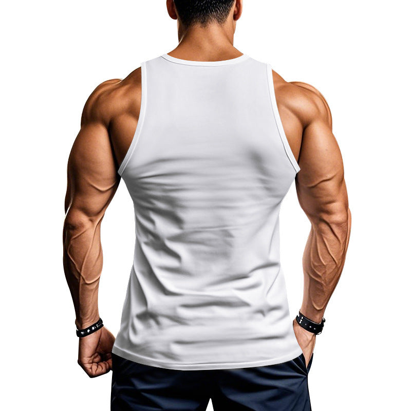 Men's training tank top in breathable functional material Lune London