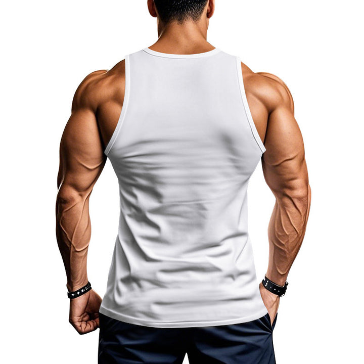 Men's training tank top in breathable functional material Lune London