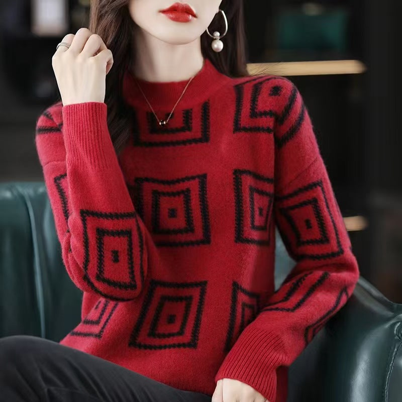 Lune London patterned sweater for women