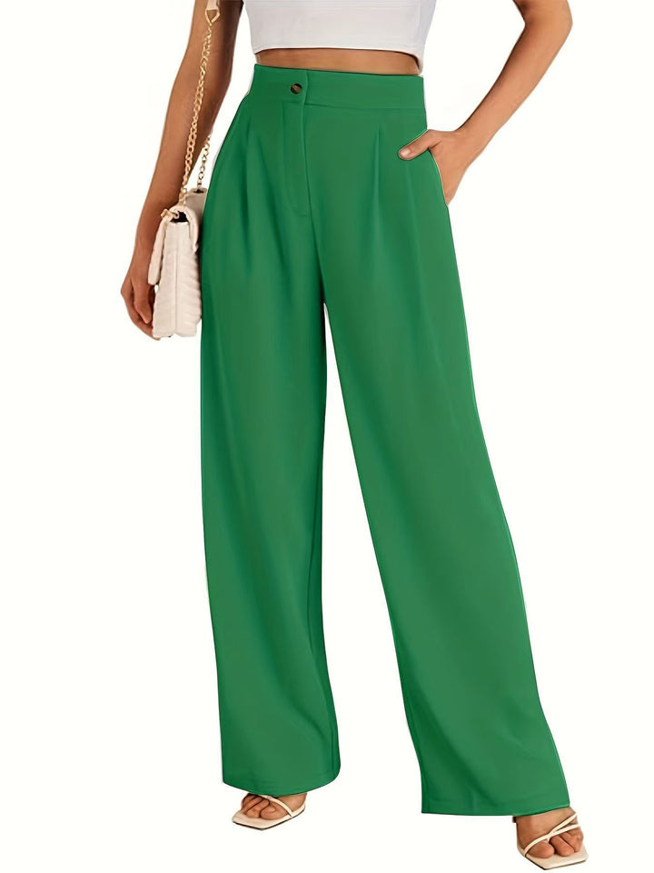 Elegant and casual high-waisted pants for women with practical pockets Lune London