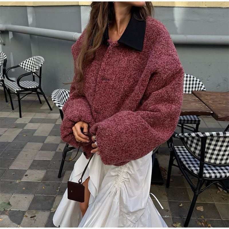 Oversized wool jacket for women Lune London