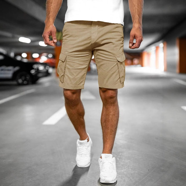 Multifunctional cargo shorts for men with practical side pockets Lune London
