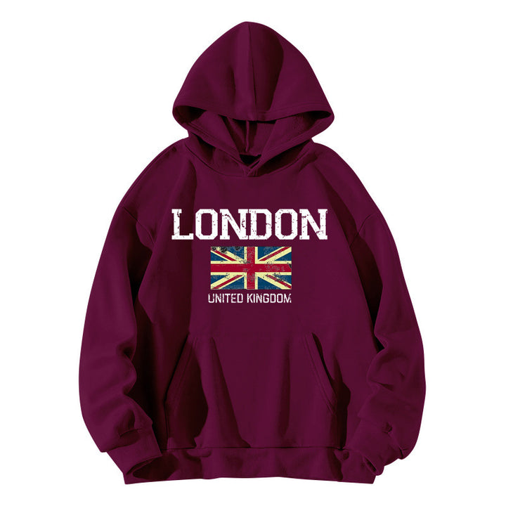 Women's hoodie in urban London style with kangaroo pocket and comfortable fit Lune London