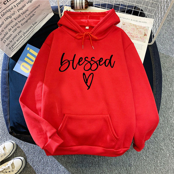 Women's comfortable hoodie with inspiring print Chic & Stil
