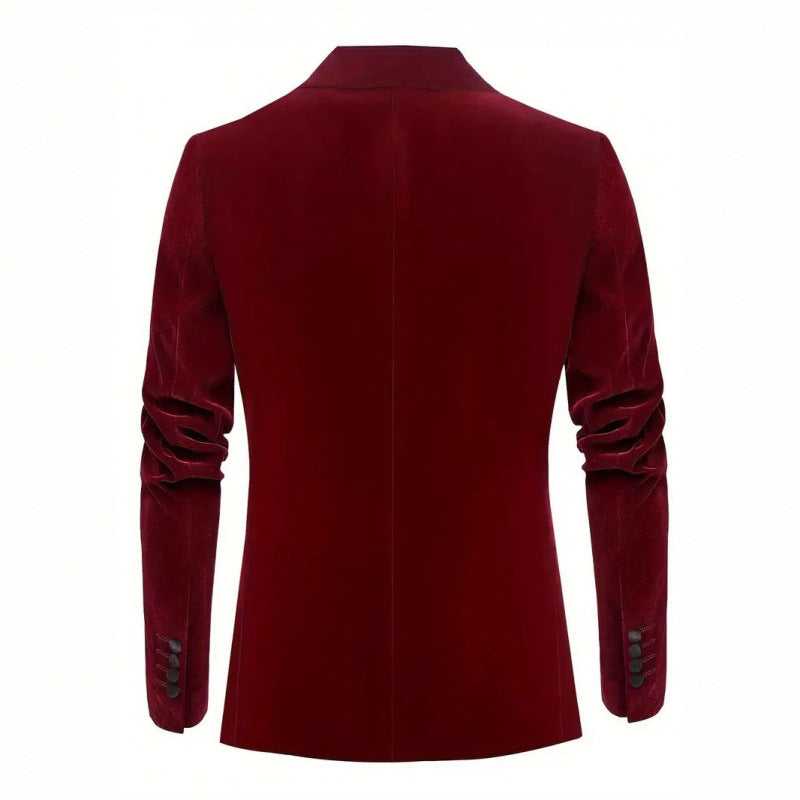 Extravagant velvet jacket for men with sparkling lapels Lune London