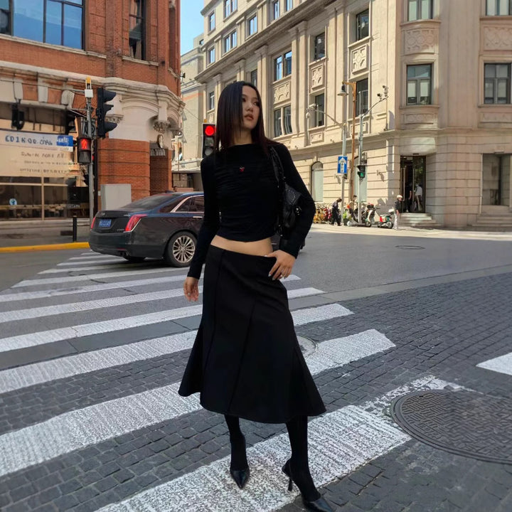 Lune London High Waist Elegant Fabric Pants for Women