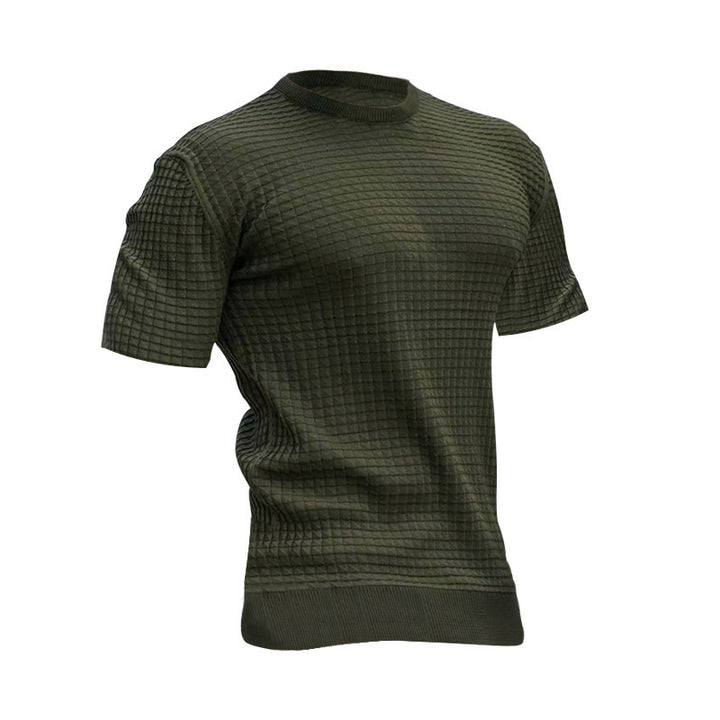 Short Sleeve Performance T-Shirt for Men with Structured Design Lune London