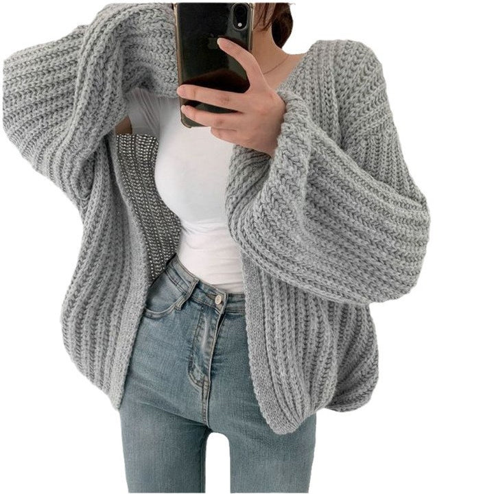 Ladies plus size knitted vest with breathable mesh structure Chic und Stil