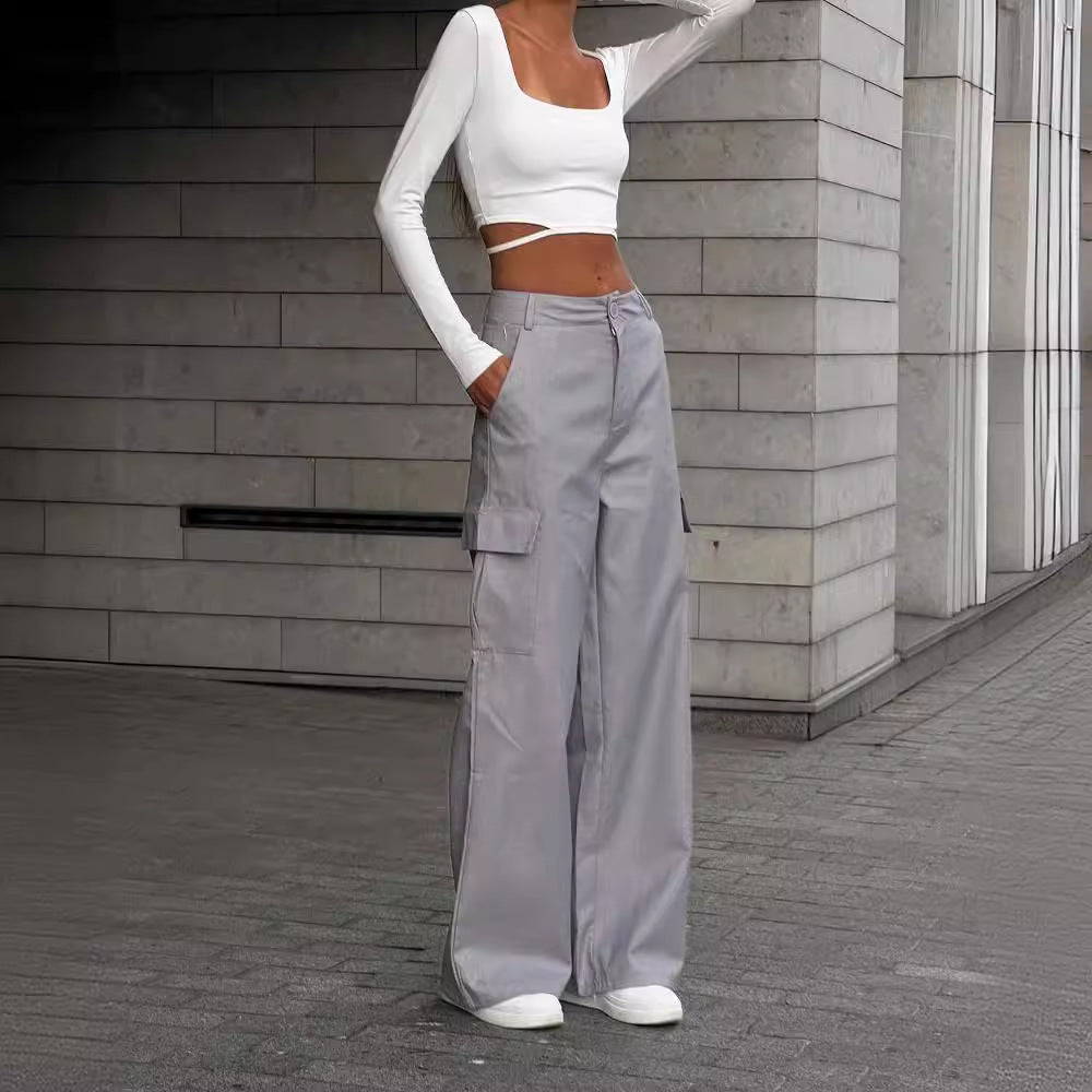 Lune London | Wide cargo pants for women