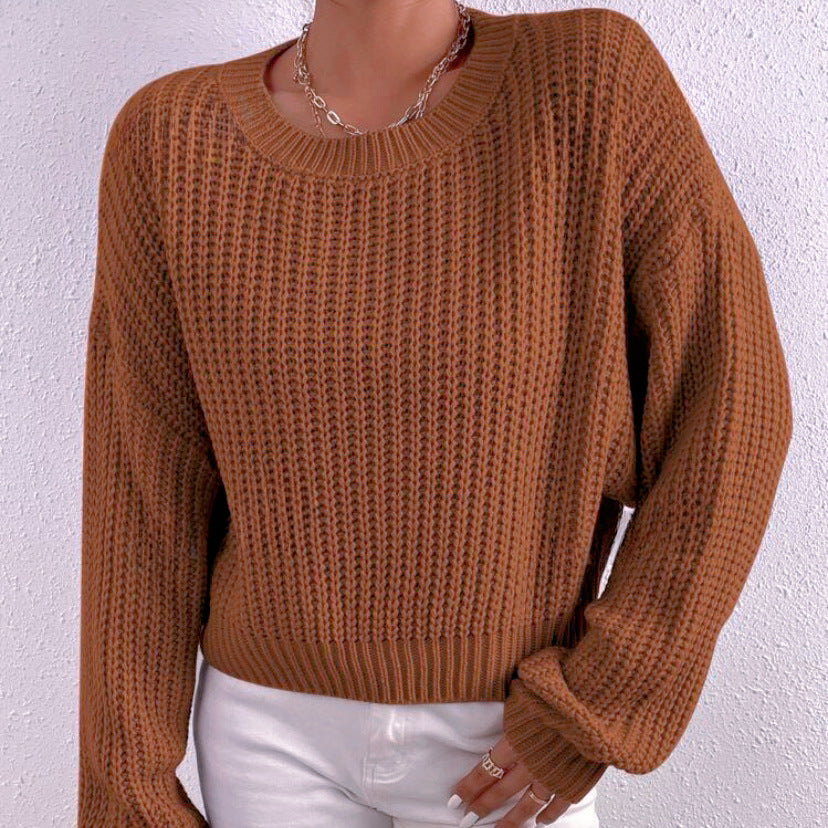 Chunky knit sweater for women with a relaxed fit and drop shoulders Lune London