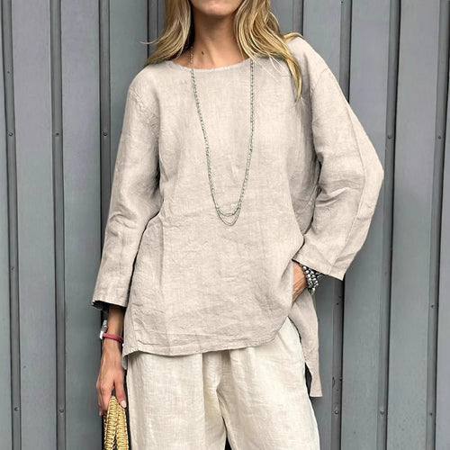 Ladies linen top Lune London