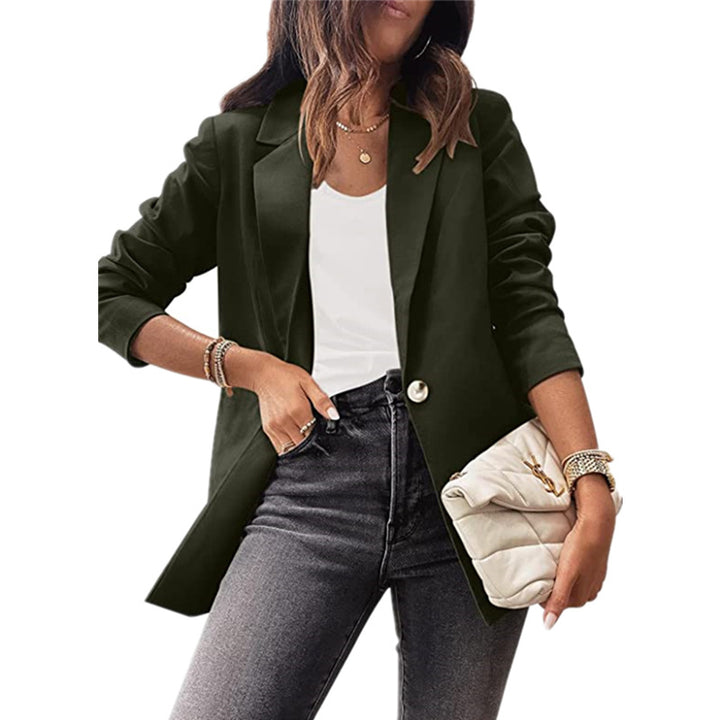 Ladies Fashion Blazer with Elegant Button Details Lune London