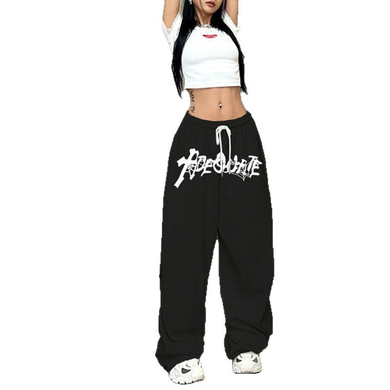 Women’s Casual Leisure Pants with Wide Cut and Stylish Print Chic & Stil