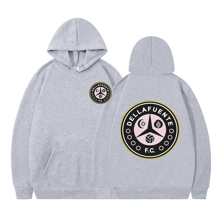 Women's hoodie with distinctive logo and soft fleece Lune London