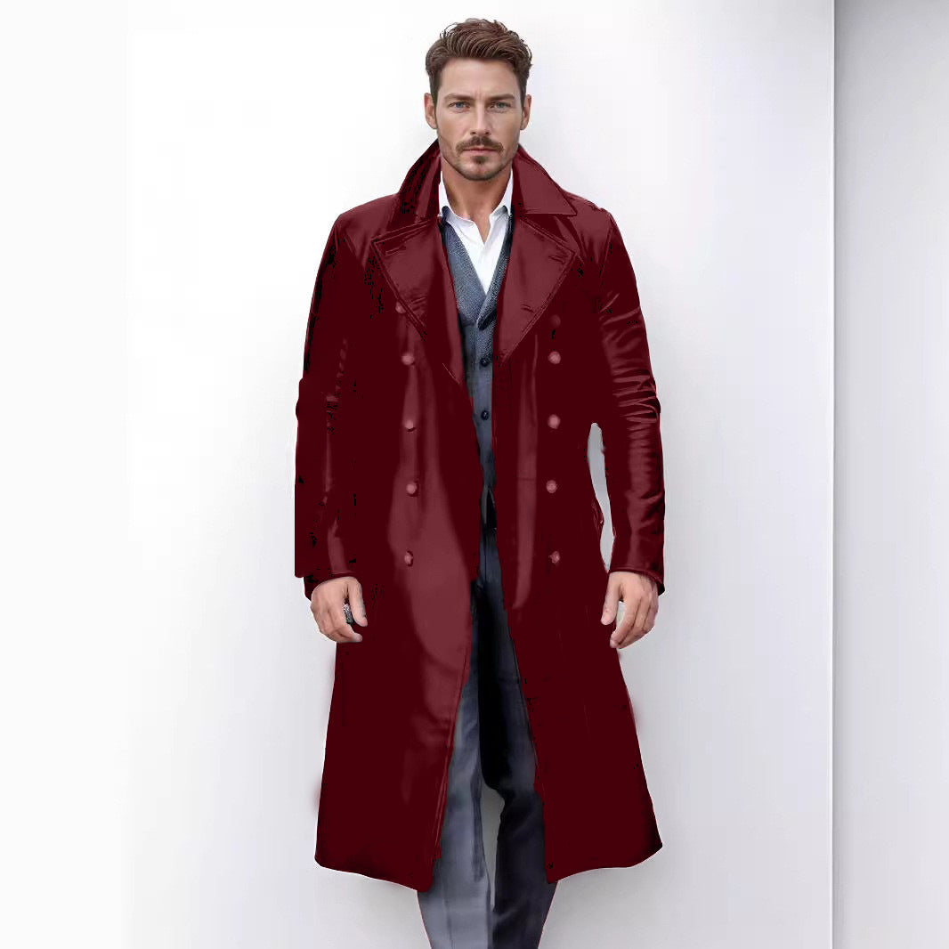 Men's elegant and timeless double-breasted trench coat Lune London