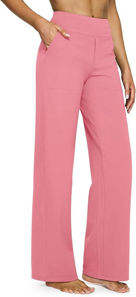 Women Wide-Leg Lounge Pants with Elastic Waist Lune London