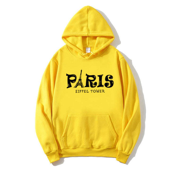 Women's Hoodie with Creative Paris Design Chic & Style