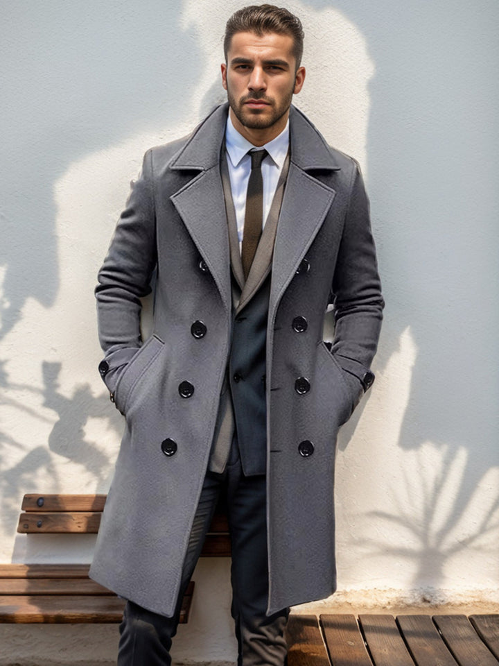 Elegant wool coat for men Lune London