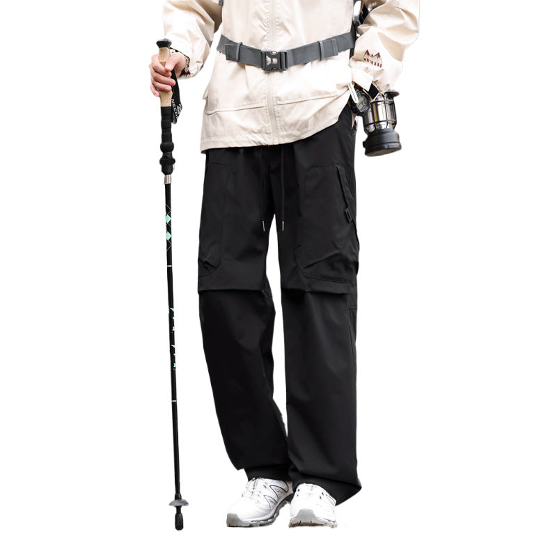 Outdoor Cargo Pants for men with adjustable waist and practical side pockets Lune London