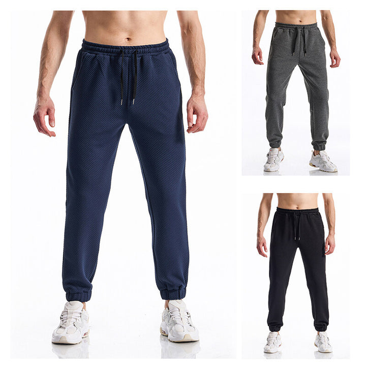 Lune London structured surface men's sport leisure pants
