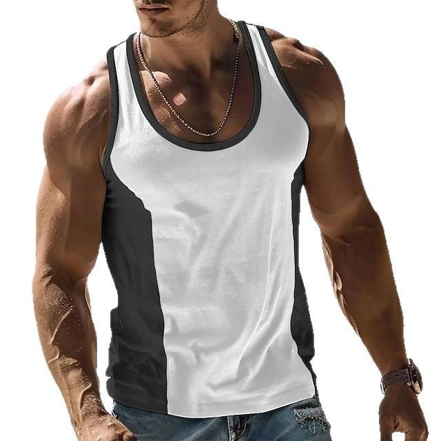 Men's sleeveless training t-shirt in breathable material and modern cut Lune London