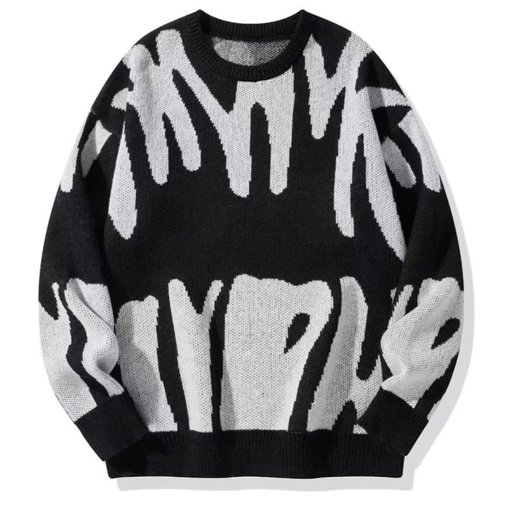 Women Oversized Sweater with Exciting Pattern Lune London