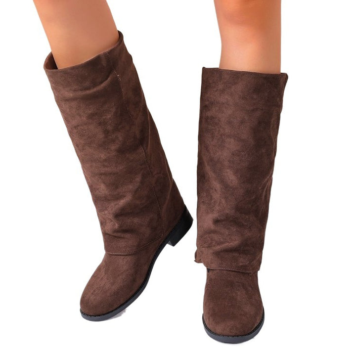 Lune London Soft Winter Boots for Women in Suede