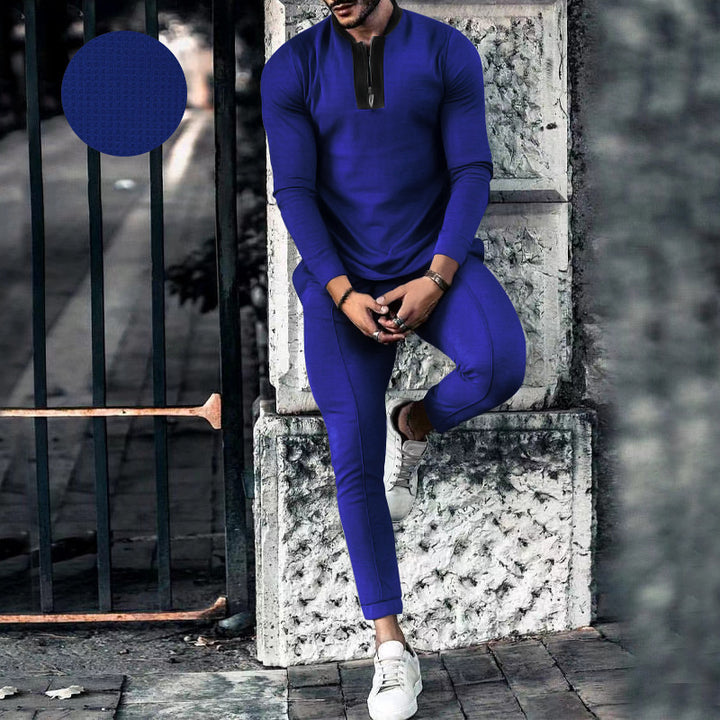 Men's functional shirt with modern zipper and ergonomic cut Chic and style