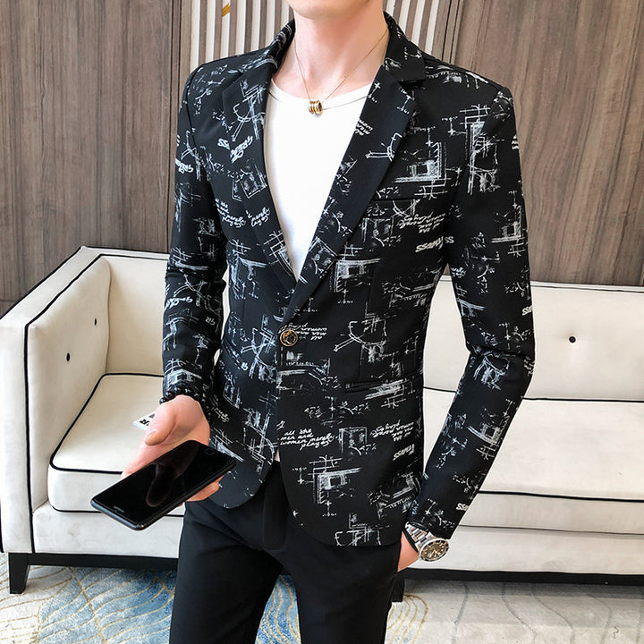 Elegant blazer for men with modern graphic design Lune London