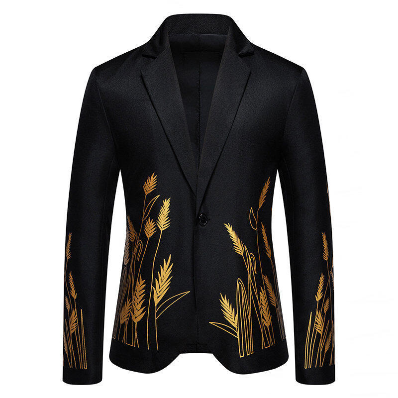 Veste élégante pour hommes avec broderies florales Lune London