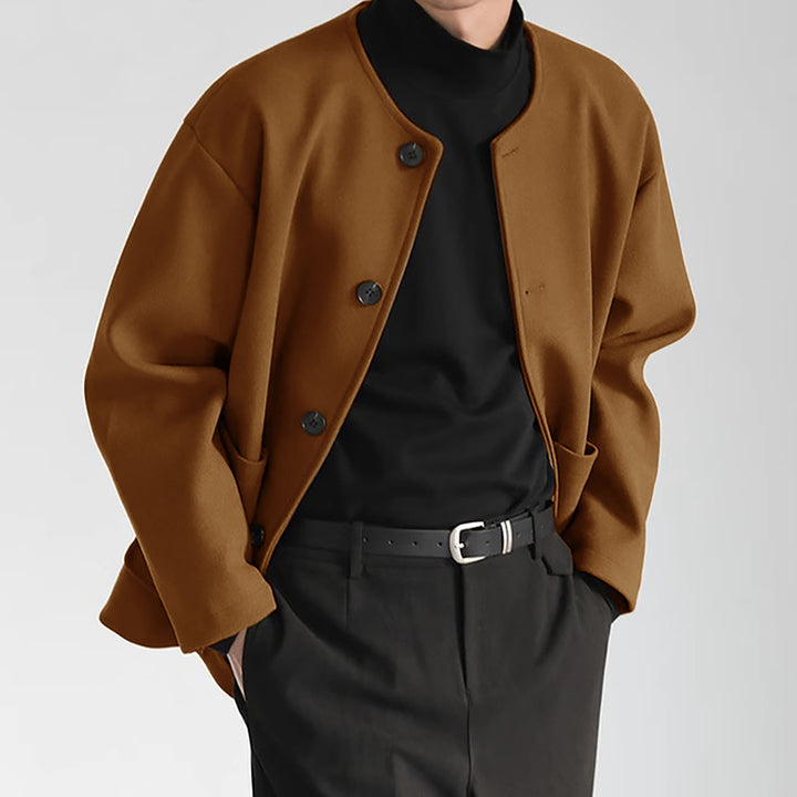 Women's transition jacket with practical pockets and button closure Lune London