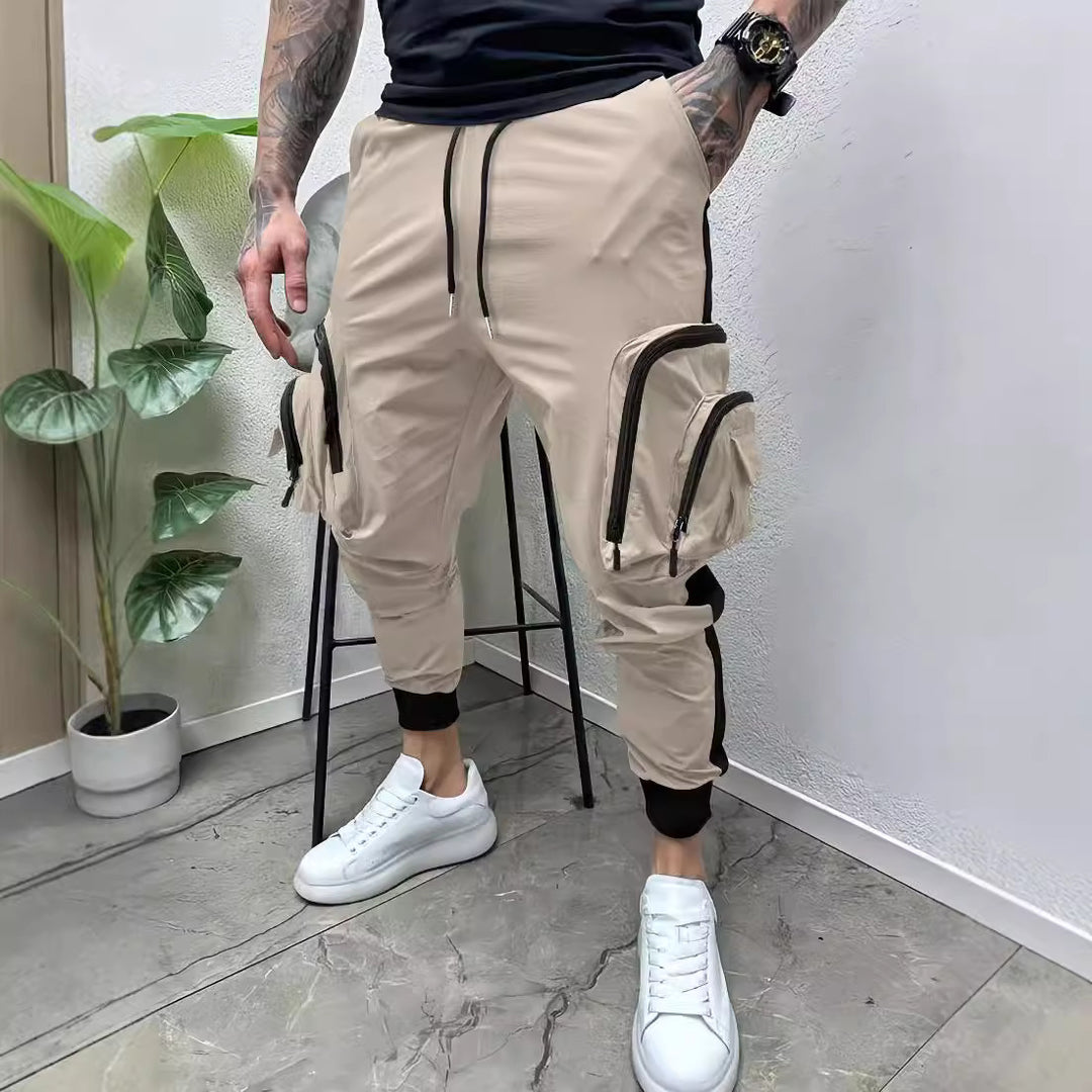 Men's cargo jogger pants with utility pockets Lune London