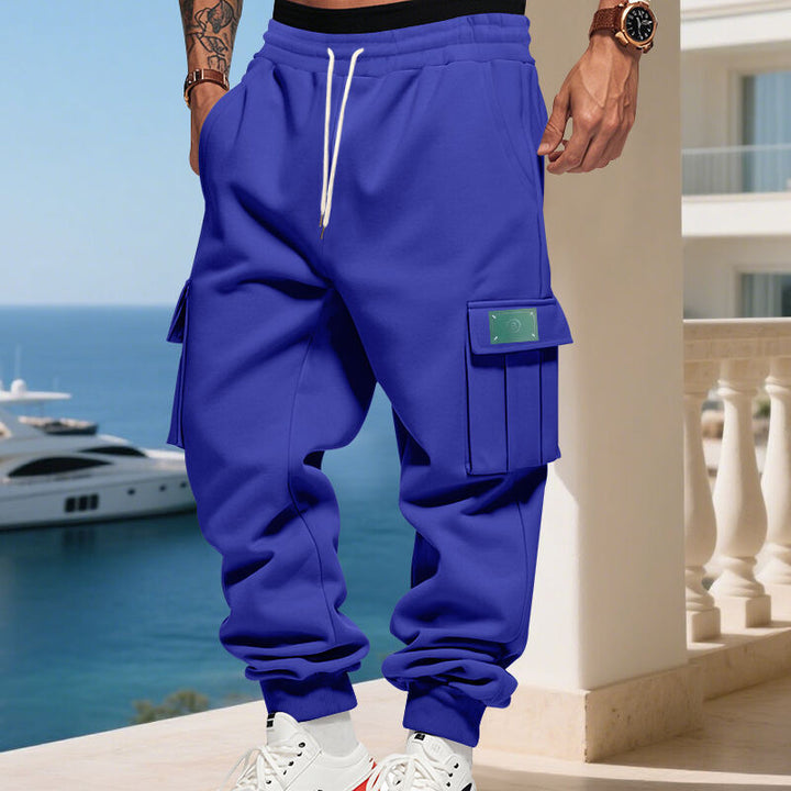 Comfortable cargo jogger pants for men with functional pockets Lune London