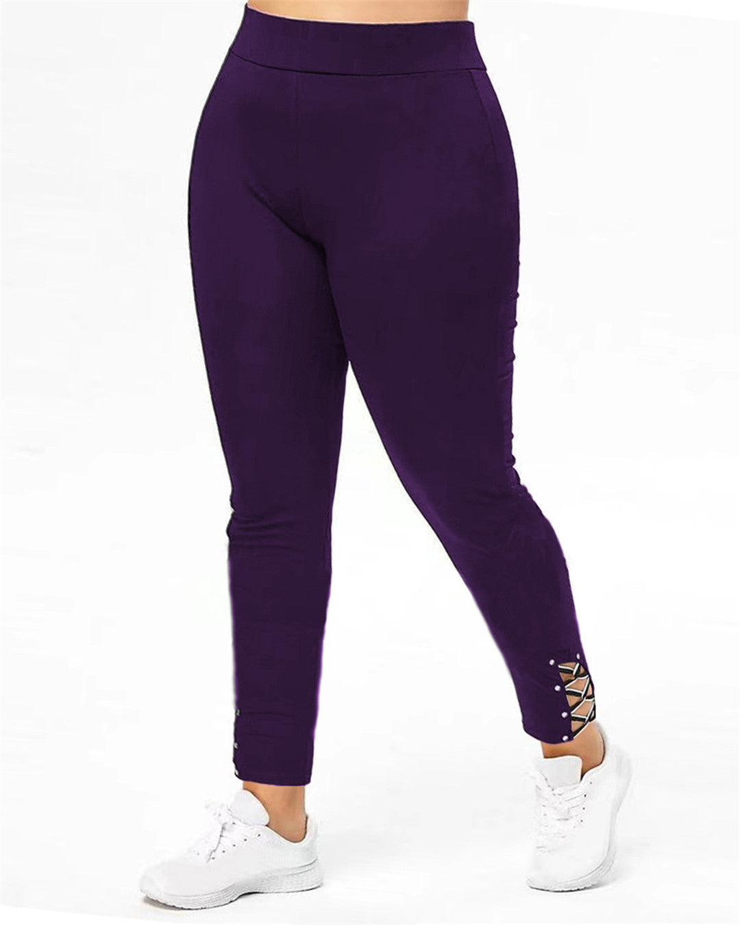 Women's sports leggings with stylish lace-up details Lune London