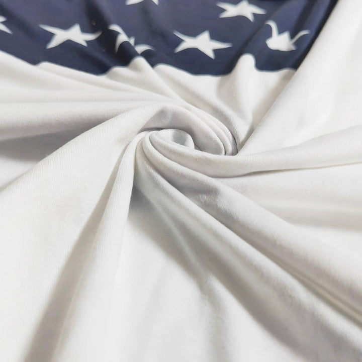 Lune London | Women's sweatshirt with American flag motif and stars