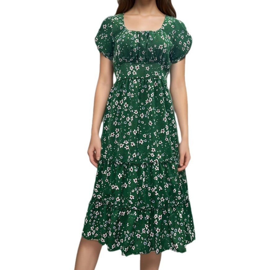 Lune London Flower Pleated Maxi Dress for Women