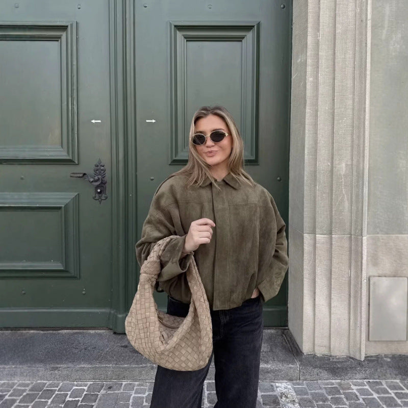 Women Oversized Jacket In Casual Style Lune London