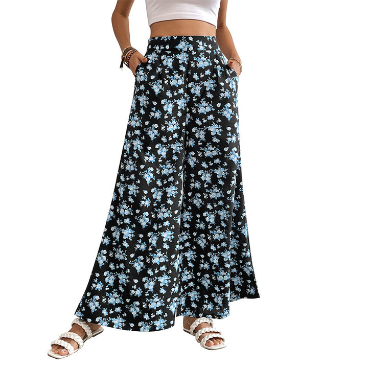 Chic and Stylish Floral Wide Leg Pants for Women