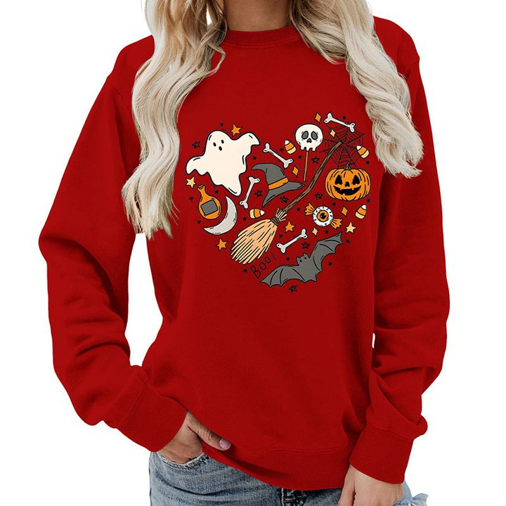 Sweatshirt d'Halloween pour femmes avec design créatif Chic & Stil