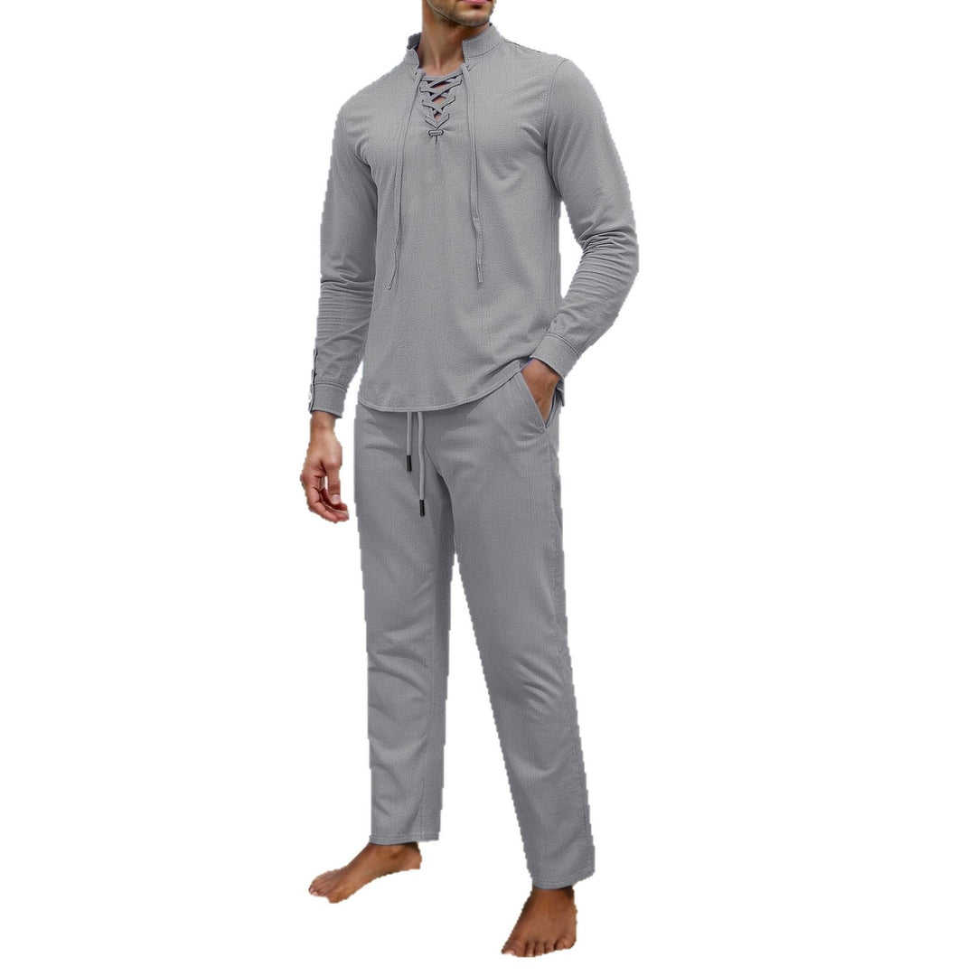 Men's Stylish Casual Set with Breathable Top and Comfortable Pants Lune London